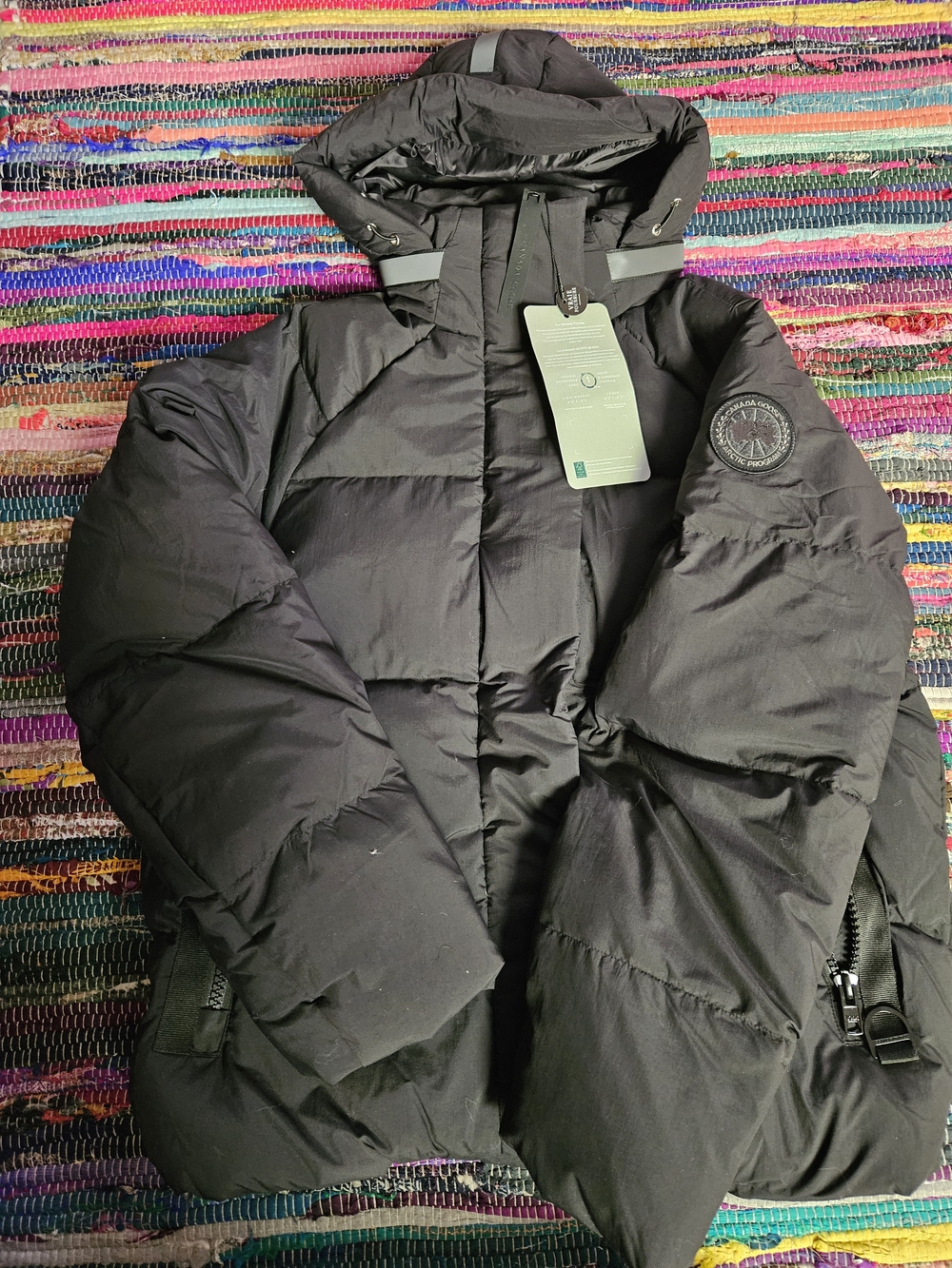 Canada Goose Black Puffer Ski Jacket with Hood